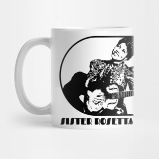 SISTER ROSETTA THARPE (Black Print) Mug